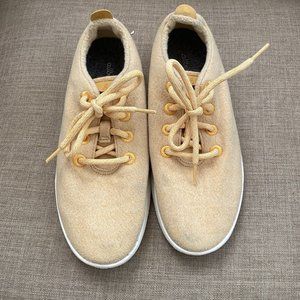 Allbirds Womens Wool Runners Yellow Running Shoes Sneakers Size 9